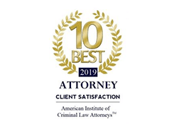 American Institute of Criminal Law Attorneys Client Satisfaction 10 Best