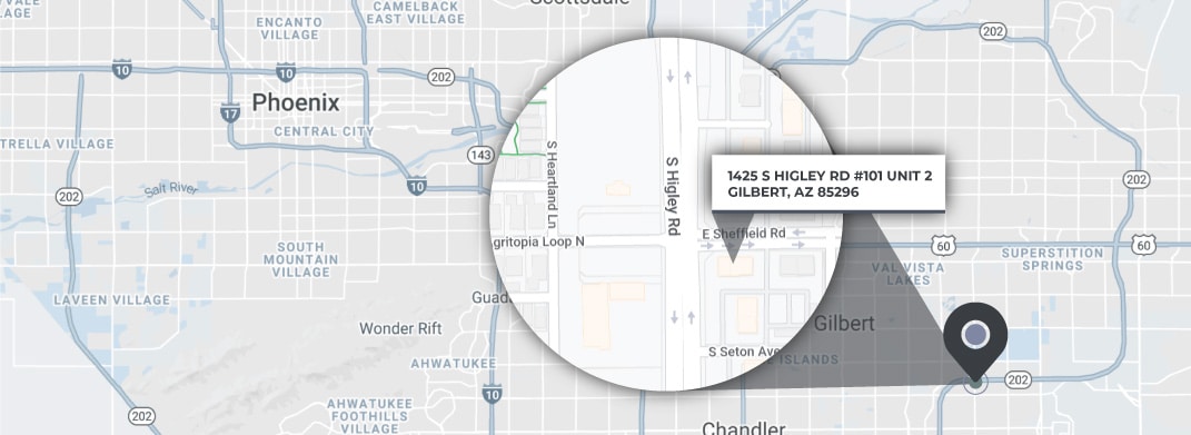 Map Of Conveniently Located Sex Charges Defense Law Office In Gilbert